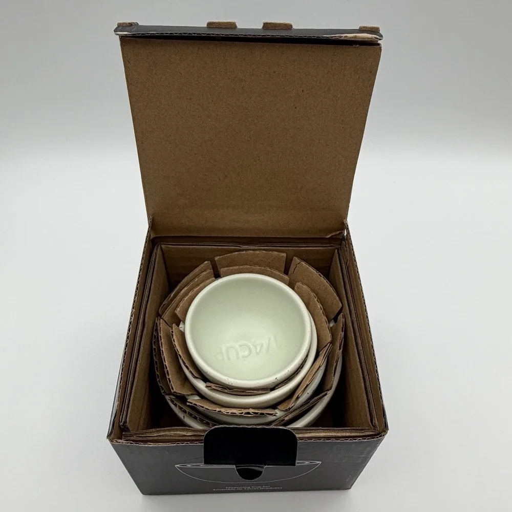 Greg Natale‎ Ceramic Measuring Cup Set of 4 Sage Green New in Box
